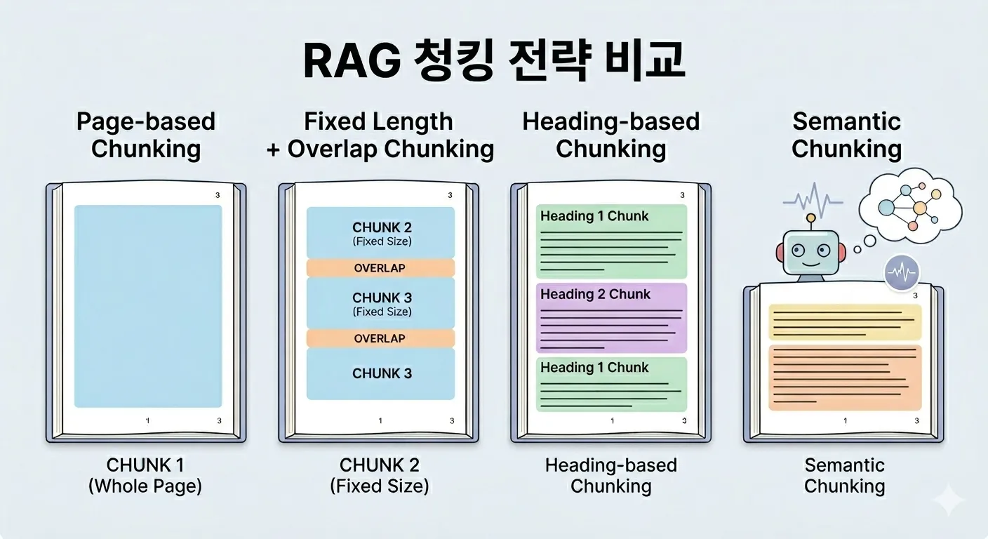 LLM 청킹 전략 비교