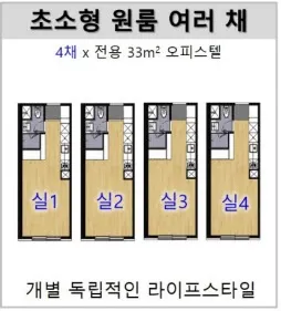 오피스텔 도면